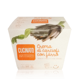 Crema di carciofi e farro 260x260