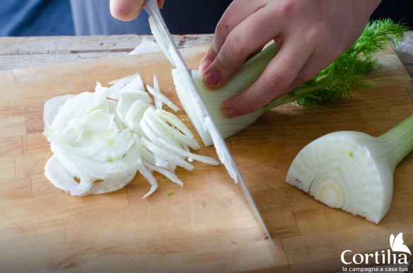 insalata di finocchi - step 2