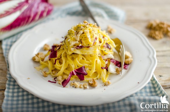 pasta radicchio e noci