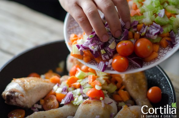 Pollo allacacciatora destrutrato 2R