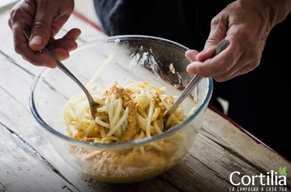 spaghetti in crema ortolana cruda 2R