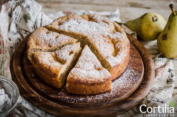 Tortino di farina mista e pere-3R