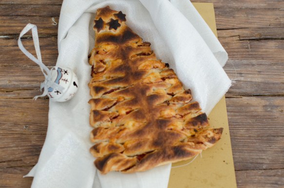 Albero di natale di sfoglia Cortilia